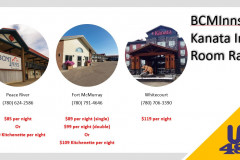 BCM and Kanata Inns Discount