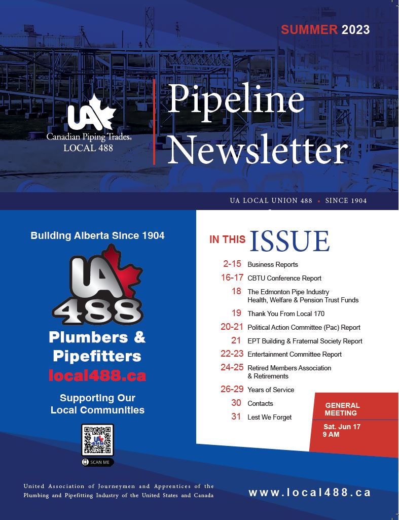 Summer 2023 Pipeline Newsletter - Local Union 488